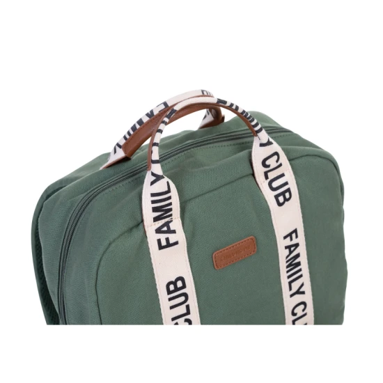 Childhome Family Club Green – prebaľovací batoh 40×30×16 cm