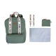 Childhome Family Club Green – prebaľovací batoh 40×30×16 cm