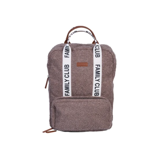 Childhome Family Club Signature Teddy Soft Brown – prebaľovací batoh 40×30×16 cm