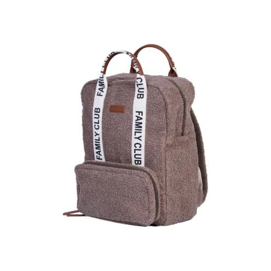 Childhome Family Club Signature Teddy Soft Brown – prebaľovací batoh 40×30×16 cm