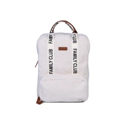 Prebaľovací batoh Family Club Signature Teddy Off White