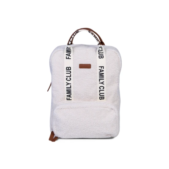 Childhome Family Club Signature Teddy Off White – prebaľovací batoh 40×30×16 cm