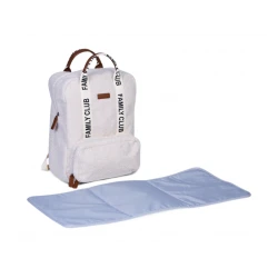 Prebaľovací batoh Family Club Signature Teddy Off White