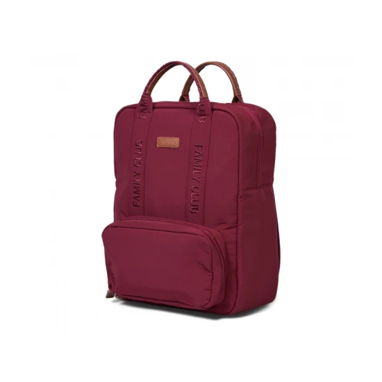 Childhome Family Club Signature Urban Burgundy – prebaľovací batoh 40×30×16 cm