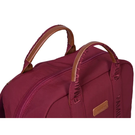 Childhome Family Club Signature Urban Burgundy – prebaľovací batoh 40×30×16 cm