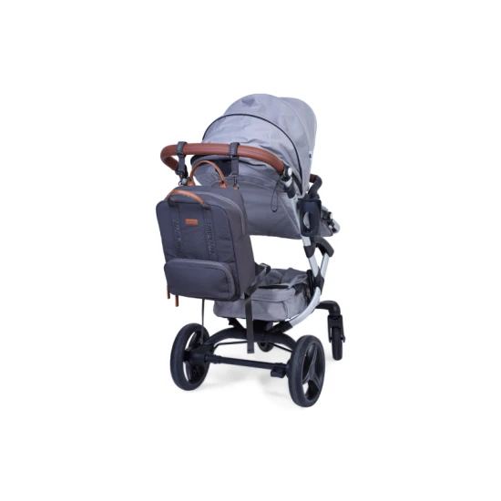 Childhome Family Club Signature Urban Dark Grey – prebaľovací batoh 40×30×16 cm