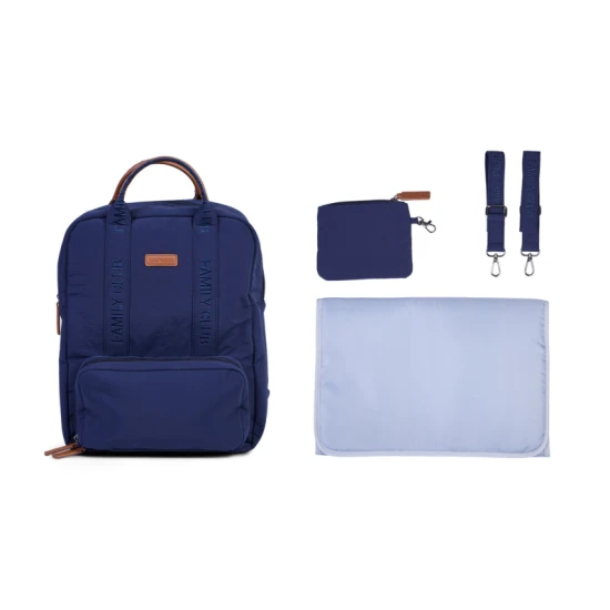 Childhome Family Club Signature Urban Navy – prebaľovací batoh 40×30×16 cm