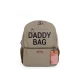Childhome Daddy Bag Canvas Khaki – prebaľovací batoh pre oteckov