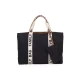 Childhome Family Bag Canvas Black – cestovná taška 55×40×18 cm