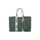 Childhome Family Bag Canvas Green – cestovná taška 55×40×18 cm