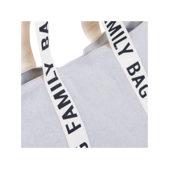 Childhome Family Bag Canvas Off White – cestovná taška 55×40×18 cm