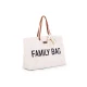 Childhome Family Bag Teddy Off White – cestovná taška 55×40×18 cm