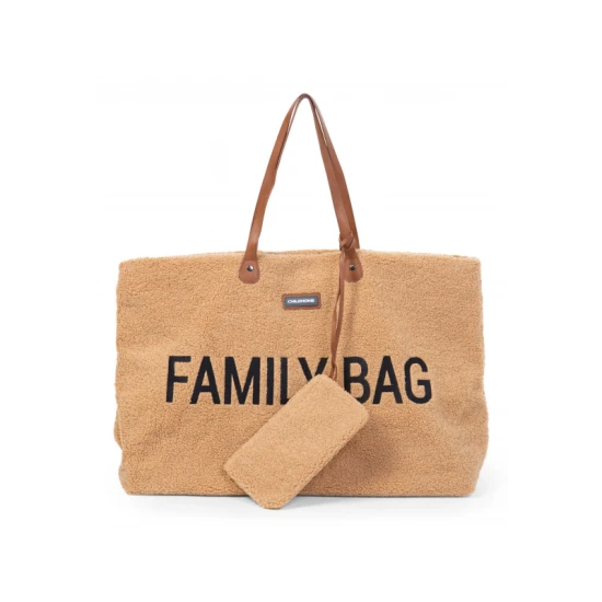Childhome Family Bag Teddy Beige – cestovná taška 55×40×18 cm