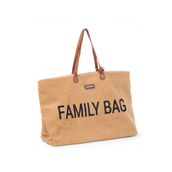Childhome Family Bag Teddy Beige – cestovná taška 55×40×18 cm