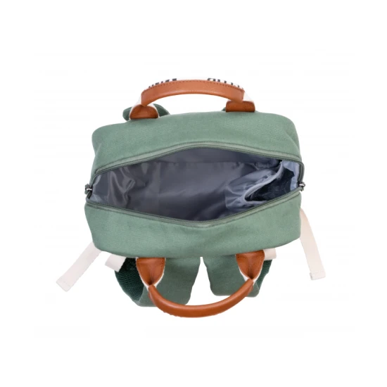 Childhome Mini Club Signature Green – detský batoh pre deti 3–5 rokov
