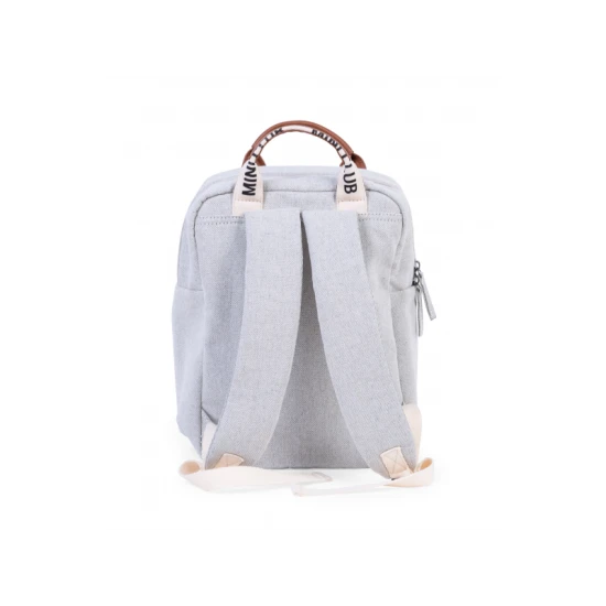 Childhome Mini Club Signature Off White – detský batoh pre deti 3–5 rokov