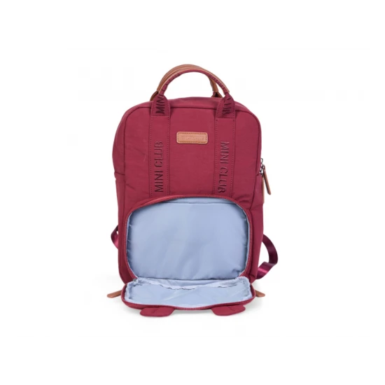 Childhome Mini Club Signature Burgundy – detský batoh pre deti 3–5 rokov