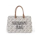 Childhome Mommy Bag Canvas Leopard – prebaľovacia taška 55×30×40 cm
