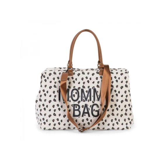 Childhome Mommy Bag Canvas Leopard – prebaľovacia taška 55×30×40 cm