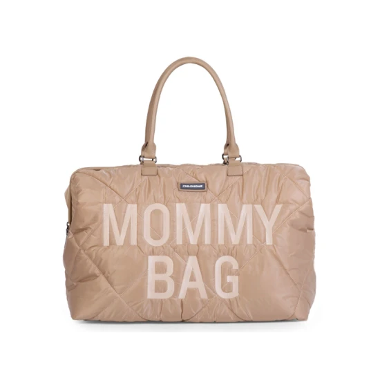 Childhome Mommy Bag Puffered Beige – prebaľovacia taška 55×30×40 cm