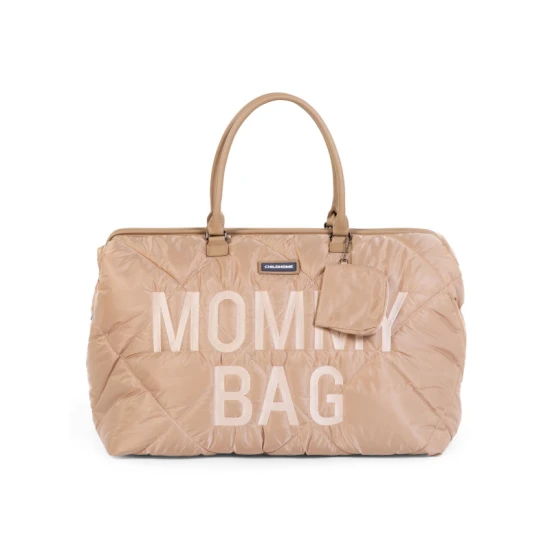 Childhome Mommy Bag Puffered Beige – prebaľovacia taška 55×30×40 cm