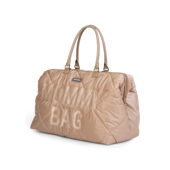 Childhome Mommy Bag Puffered Beige – prebaľovacia taška 55×30×40 cm