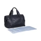 Childhome Mommy Bag Signature Vegan Leather Black – prebaľovacia taška 55×30×40 cm