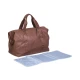 Childhome Mommy Bag Signature Vegan Leather Dark Brown – prebaľovacia taška 55×30×40 cm