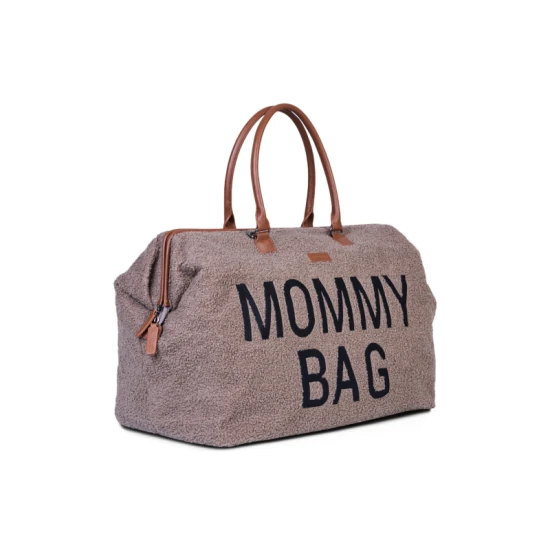 Childhome Mommy Bag Teddy Soft Brown – prebaľovacia taška 55×30×40 cm