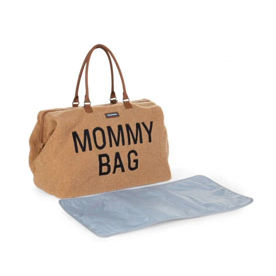Childhome Mommy Bag Teddy Beige – prebaľovacia taška 55×30×40 cm