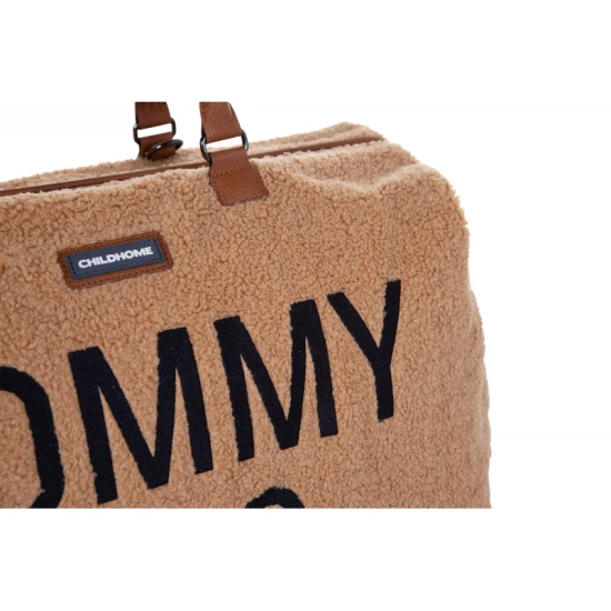 Childhome Mommy Bag Teddy Beige – prebaľovacia taška 55×30×40 cm