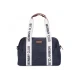 Childhome Mommy Club Signature Canvas Black – prebaľovacia taška 38×27×21 cm