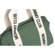Childhome Mommy Club Signature Canvas Green – prebaľovacia taška 38×27×21 cm