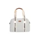 Childhome Mommy Club Signature Canvas Off White – prebaľovacia taška 38×27×21 cm