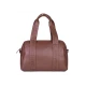 Childhome Mommy Club Signature Vegan Leather Dark Brown – prebaľovacia taška 38×27×21 cm