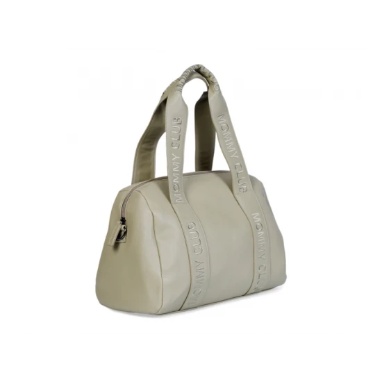 Childhome Mommy Club Signature Vegan Leather Green – prebaľovacia taška 38×27×21 cm