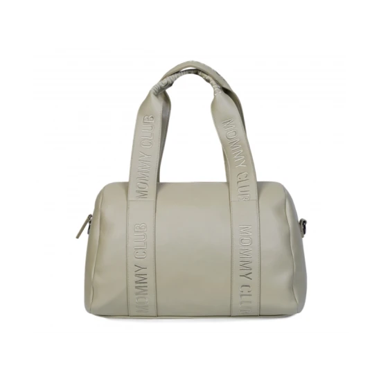 Childhome Mommy Club Signature Vegan Leather Green – prebaľovacia taška 38×27×21 cm