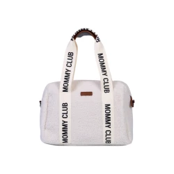 Prebaľovacia taška Mommy Club Signature Teddy Off White