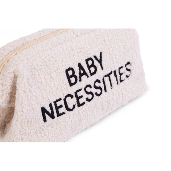 Childhome Baby Necessities Teddy Off White – toaletná taška 27×13×15 cm