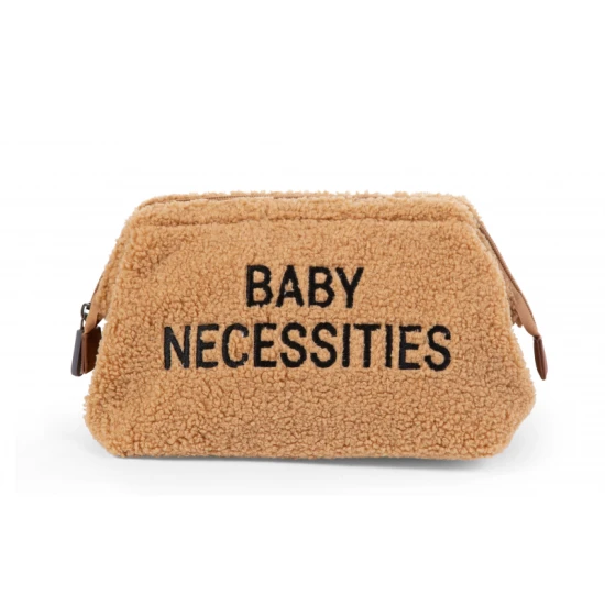 Childhome Baby Necessities Teddy Beige – toaletná taška 27×13×15 cm