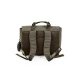 Childhome Canvas Khaki – školská taška s reflexnou pláštenkou 39×31×12 cm
