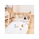 Childhome Natural – drevená hrazda Tipi Play na závesné hračky