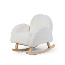 Detské hojdacie kreslo Teddy Off White