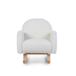 Detské hojdacie kreslo Teddy Off White