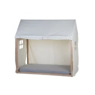 Textilný poťah Tipi na rám postele Domček White 70×140 cm