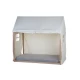 Childhome White 70×140 cm – textilný poťah na rám postele Domček