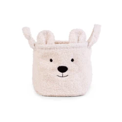 Kôš na hračky Teddy Off White 25x20x20 cm