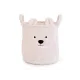 Kôš na hračky Teddy Off White 30x30x30 cm