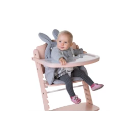Sedacia podložka do detskej stoličky Rabbit Jersey Grey