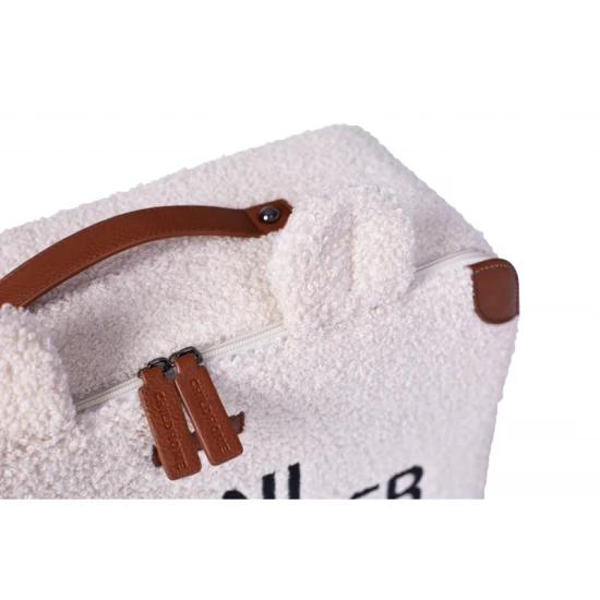 Detský cestovný kufor Teddy Off White, ideálny pre deti na cestovanie.